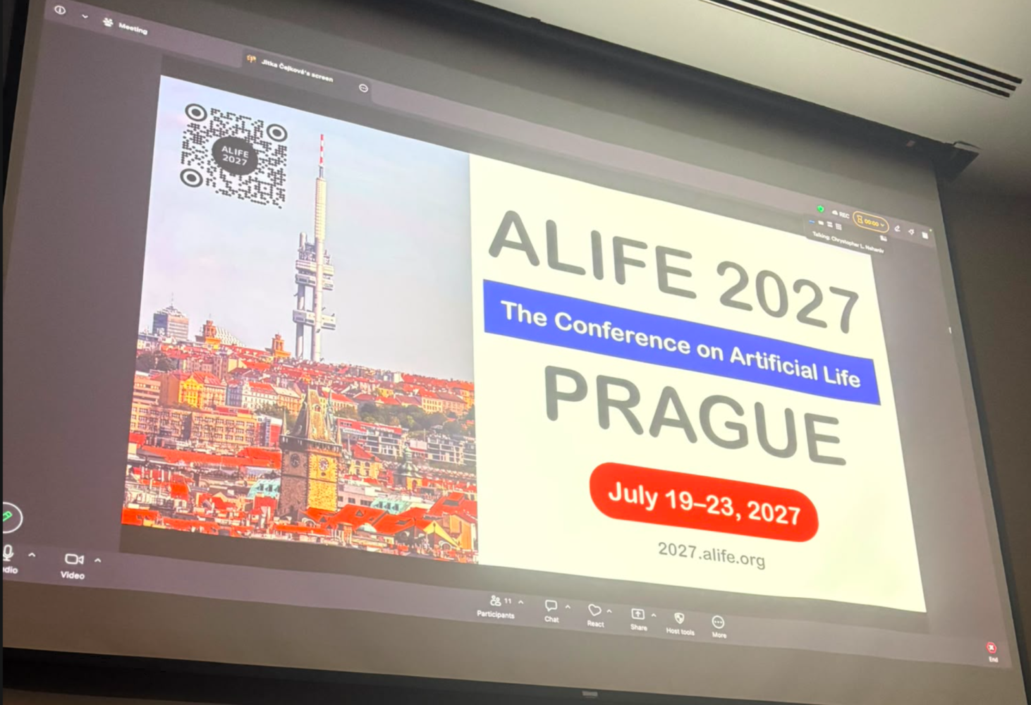 ALIFE 2027 Is Coming to Prague!