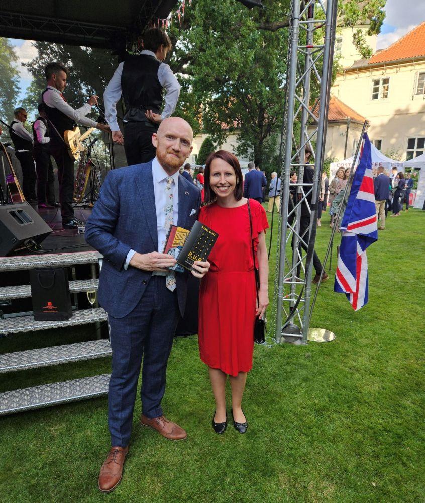 Garden party at the British Embassy